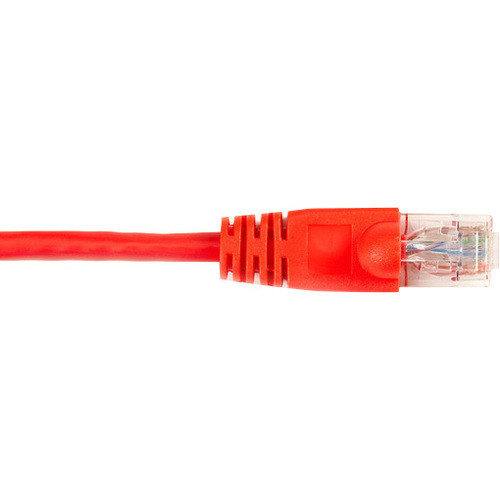 Black Box CAT6 Value Line Patch Cable, Stranded, Red, 15-ft. (4.5-m) - 15 ft Category 6 Network Cable for Network Device - First End: (Fleet Network)