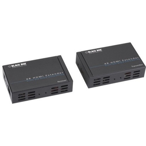 Black Box XR HDMI and IR Extender - 1 Input Device - 1 Output Device - 32808 ft 100000 mm Range - 2 x Network RJ-45 - 1 x HDMI In VX-HDMI-TP-100M