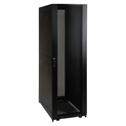 Tripp Lite 42U Mid-Depth SmartRack Premium Enclosure (Includes Doors and Side Panels) - 19" (482.60 mm) 42U Wide - Black - 1020.58 kg (Fleet Network)