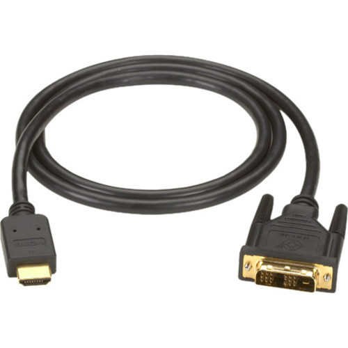 Black Box HDMI to DVI-D Cable, M/M, PVC, 2-m (6.5-ft.) - 6.6 ft DVI/HDMI Video Cable for Video Device, Satellite Receiver, TV - First (Fleet Network)