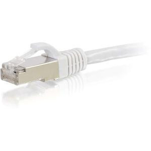 C2G 7ft Cat6 Snagless Shielded STP Network Patch Cable - White - Category 6 for Network Device - Patch Cable - 7 ft - 1 x RJ-45 Male 00920