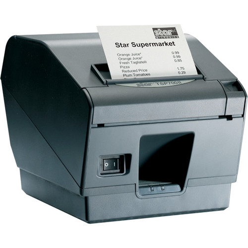 Star Micronics TSP743IIU-24GRY Direct Thermal Printer - Monochrome - Wall Mount - Receipt Print - 250 mm/s Mono - 406 x 203 dpi - USB (Fleet Network)