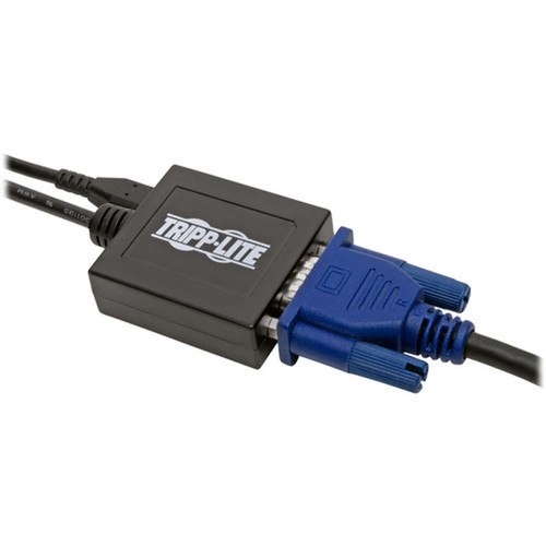 Tripp Lite Micro HDMI to VGA Adapter Converter with Audio Smartphone  Tablet  Ultrabook - 6 HDMIMini-phoneVGA AV Cable for Video P131-06N-MICROA