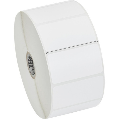 Zebra Z-Perform 2000D Thermal Label - 2 14 Width x 1 14 Length - Permanent Adhesive - Direct Thermal - White - Paper Acrylic -  10015781