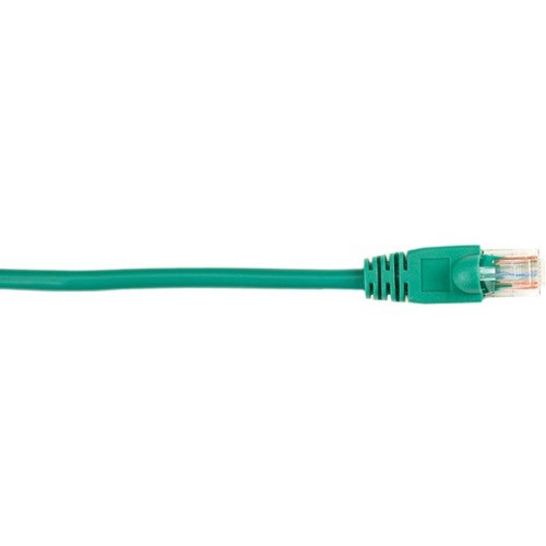 Black Box CAT5e Value Line Patch Cable, Stranded, Green, 4-ft. (1.2-m) - 4 ft Category 5e Network Cable for Network Device - First 1 x (Fleet Network)