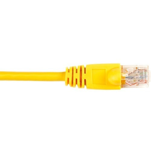 Black Box CAT6 Value Line Patch Cable, Stranded, Yellow, 6-ft. (1.8-m) - 6 ft Category 6 Network Cable for Network Device - First End: (Fleet Network)