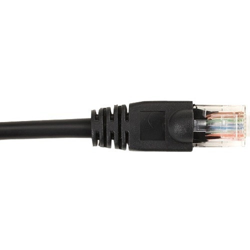 Black Box CAT6 Value Line Patch Cable, Stranded, Black, 4-ft. (1.2-m) - 4 ft Category 6 Network Cable for Network Device - First End: (Fleet Network)