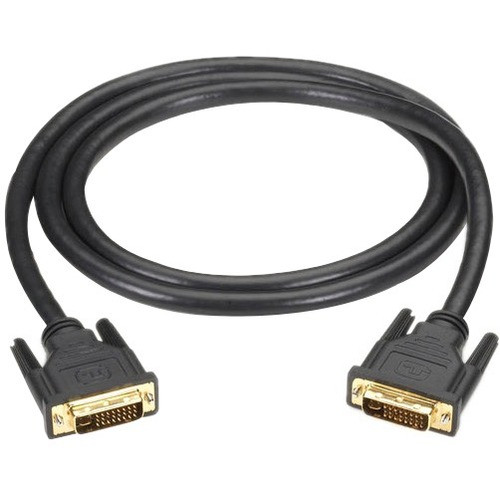 Black Box DVI-I Dual-Link Cable, Male to Male, 3-m (9.8 ft.) - 9.8 ft DVI Video Cable for Video Device - First End: 1 x DVI-I Male - 1 (Fleet Network)