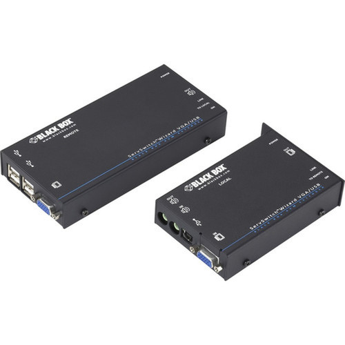 Black Box ServSwitch Wizard USB KVM Extender With Audio - 1 Computers - 1 Local Users - 1 Remote Users - 1000 ft 304800 mm - x ACU5050A-R2