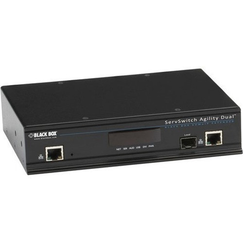 Black Box ServSwitch KVM Extender - 328 ft 9997440 mm Range - WQUXGA - 2560 x 1600 Maximum Video Resolution - 2 x Network RJ-45 - ACR1002A-T
