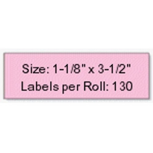 Seiko Mailing Label - 35 Width x 11 Length - 130Roll - 1  Box - Pink SLP-1PLB