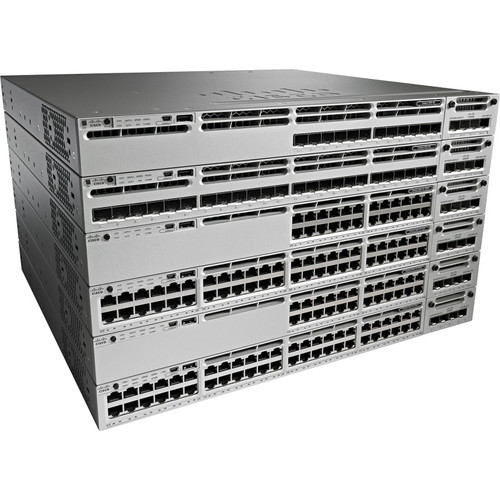 Cisco Catalyst WS-C3850-24T-S Layer 3 Switch - Refurbished - Manageable - Modular - 3 Layer Supported - 1U High - Rack-mountable - (Fleet Network)