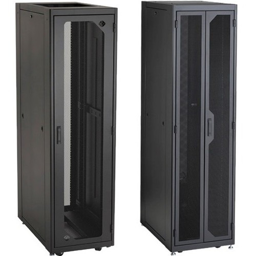 Black Box Elite EC45U2442SMMSMYK Rack Cabinet - 45U Wide for PDU, Server - TAA Compliant (Fleet Network)