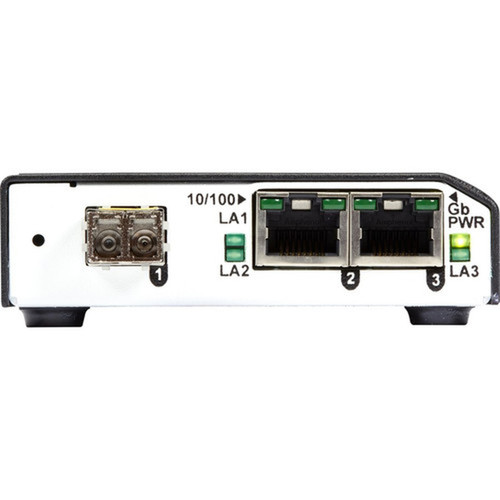 Black Box LBH2001A-H-LX TransceiverMedia Converter - 2 x Network RJ-45 - 1 x LC Ports - Single-mode - Gigabit Ethernet - 1000Base-T LBH2001A-H-LX