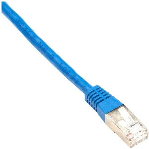 Black Box CAT6 250-MHz Shielded, Stranded Cable SSTP (PIMF), PVC, Blue, 20-ft. (6.0-m) - 20 ft Category 6 Network Cable for Network - (Fleet Network)