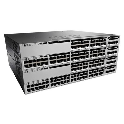 Cisco Catalyst WS-C3850-24P-E Ethernet Switch - Refurbished - Manageable - 2 Layer Supported - 1U High - Rack-mountable - Lifetime (Fleet Network)