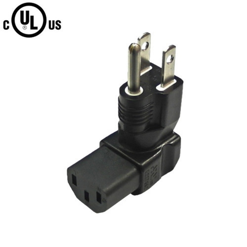 5-15P to C13 Right Angle Power Adapter FN-PW-AD014-RA