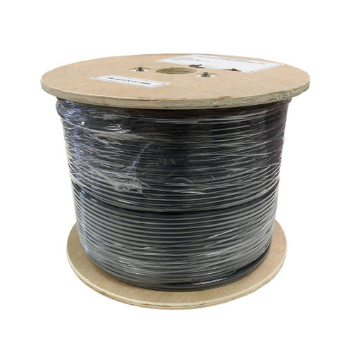 1000ft 2C Audio Bulk Cable - 22AWG Stranded 90 Braid 100 Foil Black CMP FN-BK-AD02C22-6BK