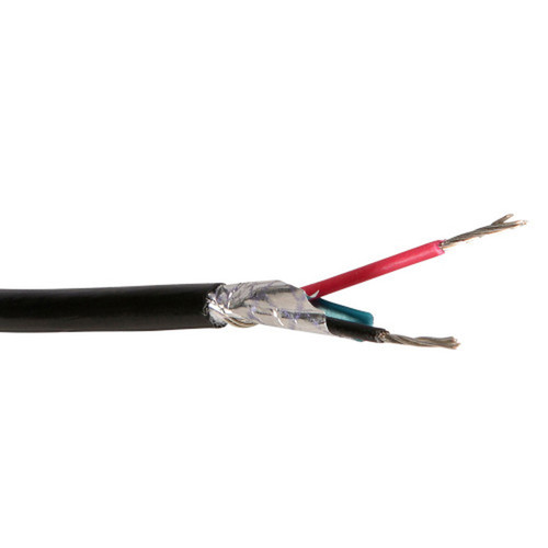 1000ft 2C Audio Bulk Cable - 22AWG Stranded 90 Braid 100 Foil Black CMP FN-BK-AD02C22-6BK