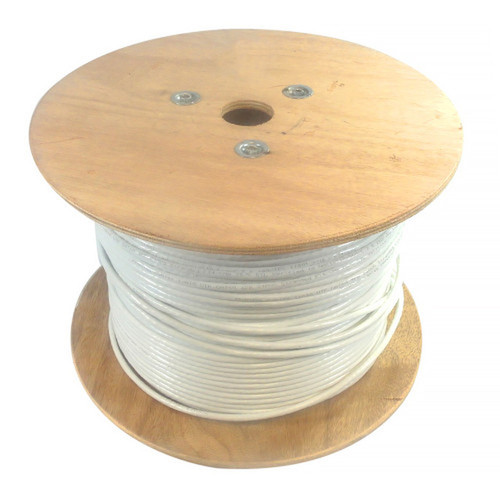 1000ft 4 Pair Cat5e 350MHz Stranded UTP FT4CMR Bulk Cable - White FN-BK-C5EST-4WH