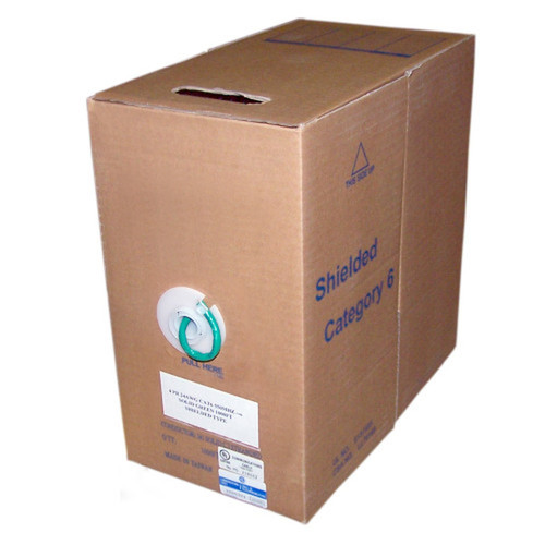 1000ft 4 Pair Cat6 550MHz Solid Shielded STP FT4CMR Bulk Cable - Green FN-BK-C6SL-4GNS