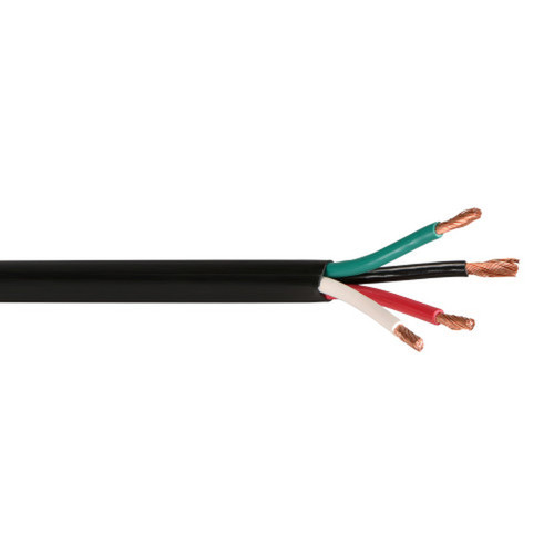 500ft 4C 14AWG Premium Phantom Extra Flexible Bulk Speaker Wire FT4 - Black FN-BK-SP04C14-500