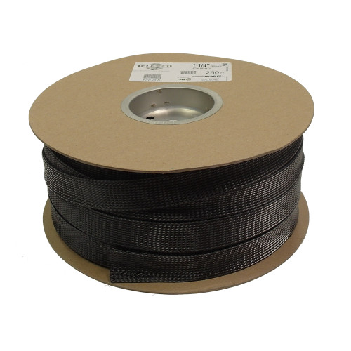 250ft 1 1/4 inch Sleeving Carbon (FN-BS-PT125-250CB)