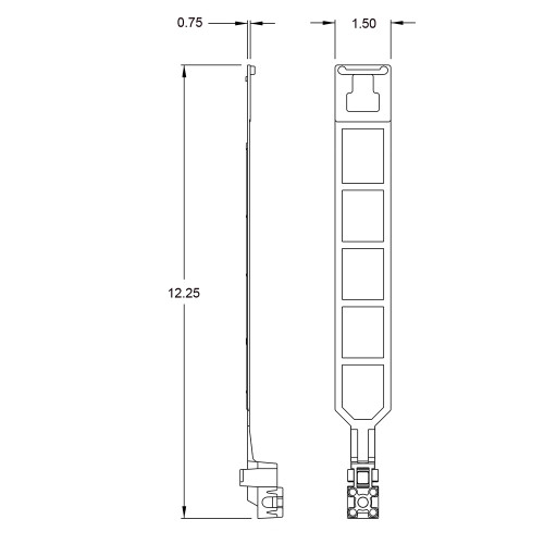 Loop Cable Hanger 2.5 inch, Plenum Rated (FN-CC-LP250)