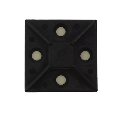 Adhesive cable tie mount 15x 15 - Black - Pack of 100 FN-CT-M150-BK