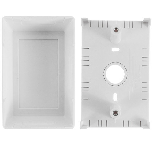 Raceway Single Gang Box - White FN-RW-SB1-WH