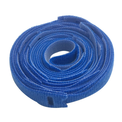 5 inch by 1/2 inch Rip-Tie Light Duty Strap - Blue - Roll of 25 (FN-VL-ST50-05BL-25)