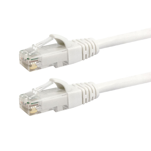 5ft RJ45 Cat5e 350MHz Molded Patch Cable - White (FN-CAT5E-05WH)