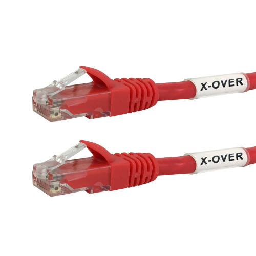 7ft RJ45 Cat5e Cross-Wired Patch Cable - Red (FN-CAT5EX-07RD)