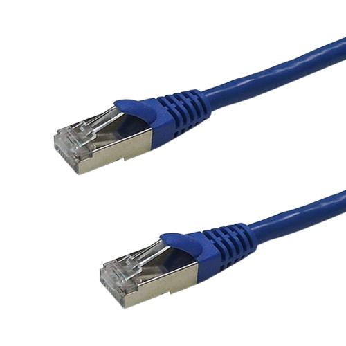 1ft Cat6a SSTP 10GB Molded Patch Cable - Blue (FN-CAT6AS-01BL)