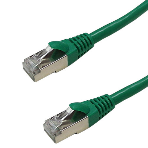 1ft Cat6a SSTP 10GB Molded Patch Cable - Green FN-CAT6AS-01GN