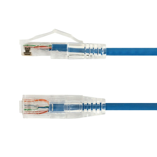 15ft Cat6 UTP Ultra-Thin Patch Cable - Blue (FN-CAT6UT-15BL)
