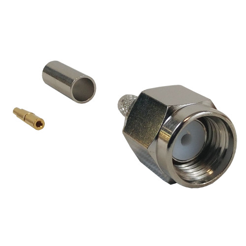 SMA Male Crimp Connector for RG174 (LMR-100) 50 Ohm (FN-CN-10-100)