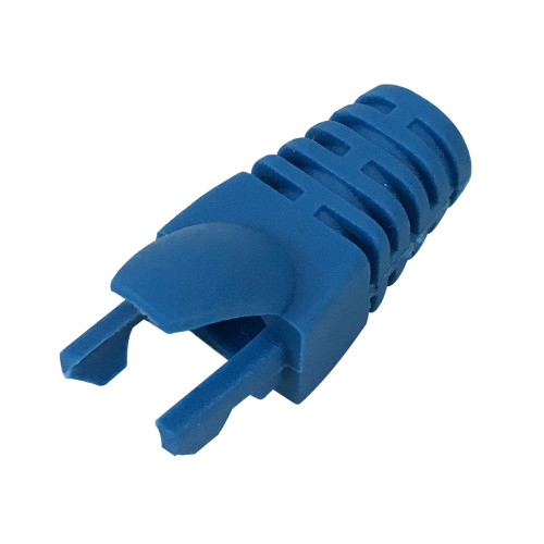 RJ45 Molded Style Boot - Blue - Pack of 100 (FN-CN-BTM6-BL-100)