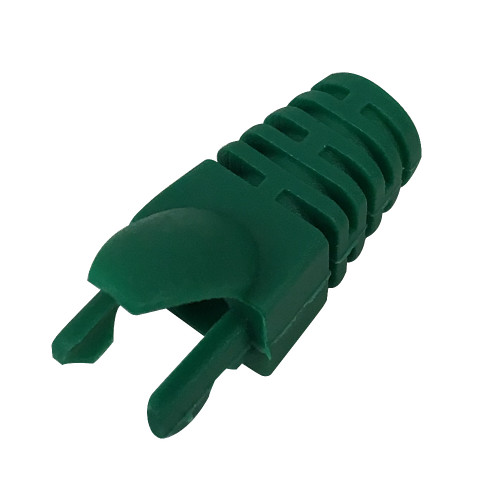 RJ45 Molded Style Boot - Green - Pack of 100 (FN-CN-BTM6-GN-100)