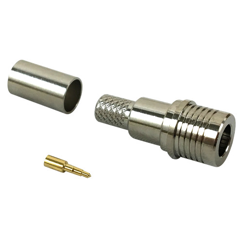 QMA Male Crimp Connector for LMR-240 50 Ohm (FN-CN-QMA0-240)