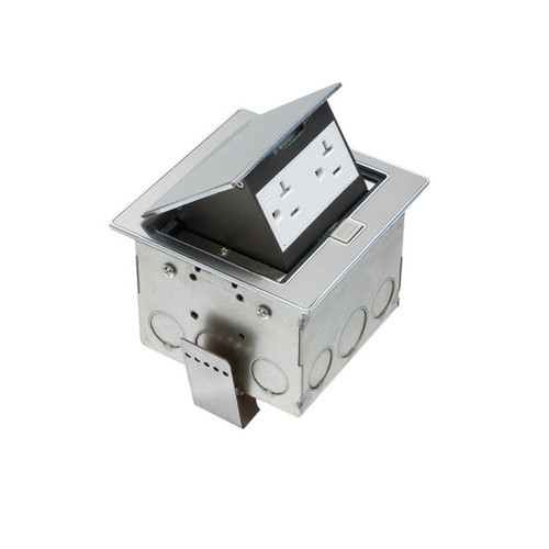 Countertop Pop-up Power Receptacle Box 20A 125V - Stainless Steel FN-PW-CBP-SS