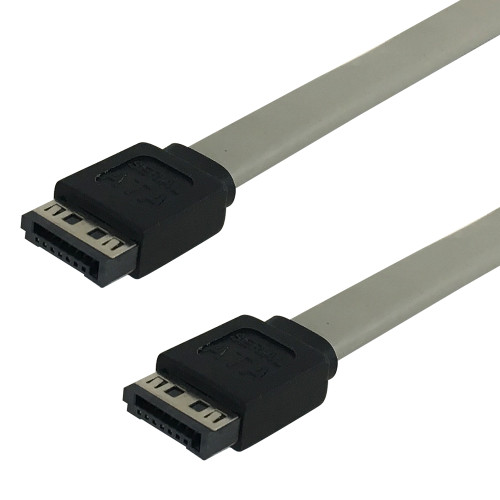 39 inch External "L" SATA to External "L" SATA Cable - 7 pin to 7 pin (FN-SA-500-39)