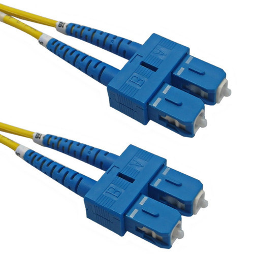 10ft 3m singlemode duplex SCSC 9 micron Fiber Cable - 2mm jacket OFNR FN-FO-204B-10R
