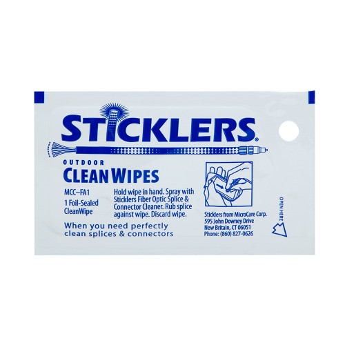 Sticklers® Outdoor Cleanwipes - 50 packets per bag (FN-FO-MCC-FA1)