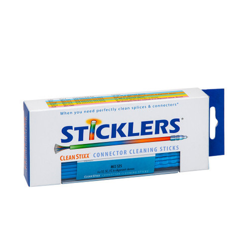 Sticklers Cleaning Stick for 250mm ferrules SC FC ST - 50 per box FN-FO-MCC-S25
