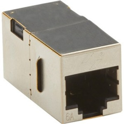 Black Box CAT6A Straight-Through Shielded Coupler - 1 x RJ-45 Female (Fleet Network)