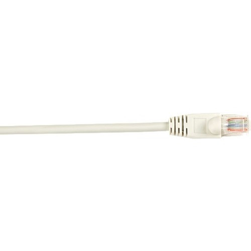 Black Box Connect CAT5e 100 MHz Ethernet Patch Cable - UTP, PVC, Snagless, Gray, 2 ft. - 2 ft Category 5e Network Cable for Network - (Fleet Network)
