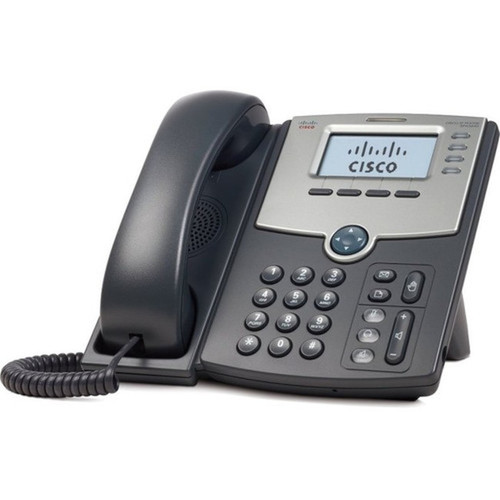 Cisco SPA 504G IP Phone - Refurbished - 4 x Total Line - VoIP - 2 x Network RJ-45 - Monochrome - SIP v2 Protocols SPA504G-RF