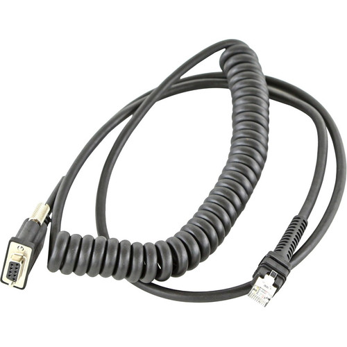 Zebra Serial Data Transfer Cable - 9 ft Serial Data Transfer Cable - First End: 9-pin DB-9 RS-232 Serial - Female (CBA-R71-C09ZAR)
