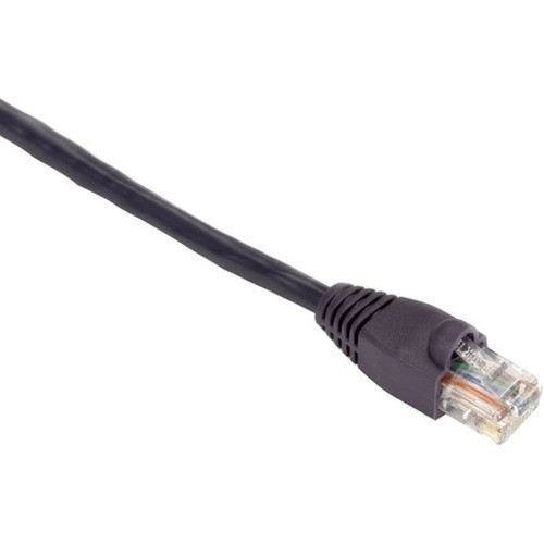 Black Box GigaBase 350 Cat5e Patch Cable Snagless Boots Purple 15-ft 45-m - 148 ft Category 5e Network Cable for Network - 1 x EVNSL88-0015